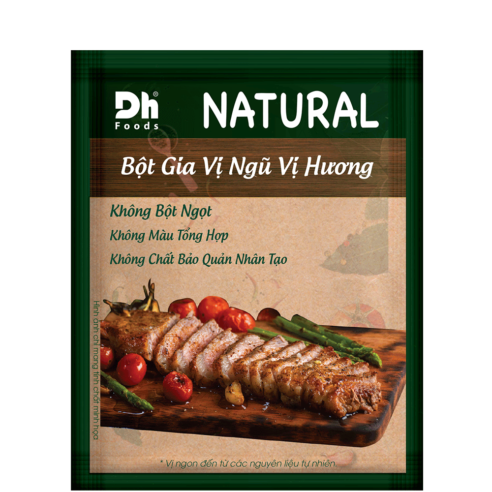 Natural Bột gia vị ngũ vị hương 10g/gói