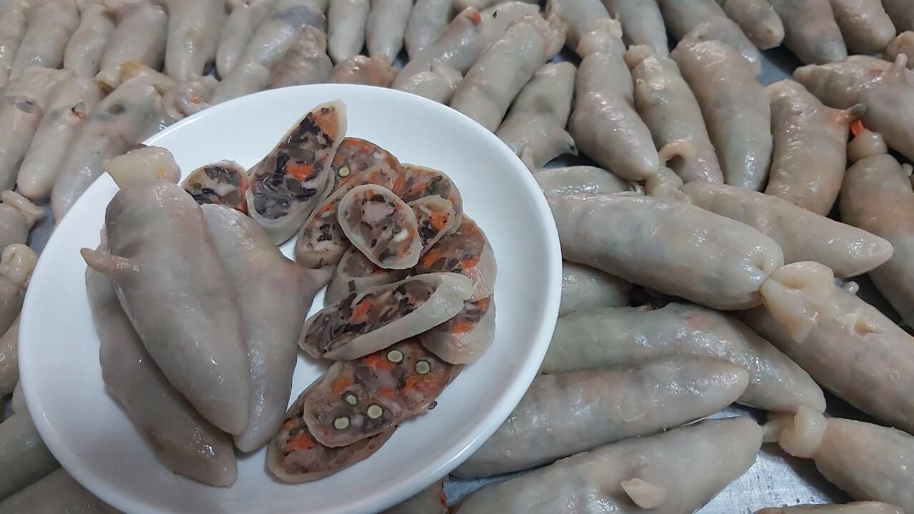 TOH head cheese Sausage - Xúc xích giò thủ (200g/pkt - 200g/gói)