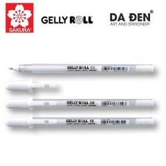 Bút Trắng Gelly Roll SAKURA 05|08|10 Nhật Bản