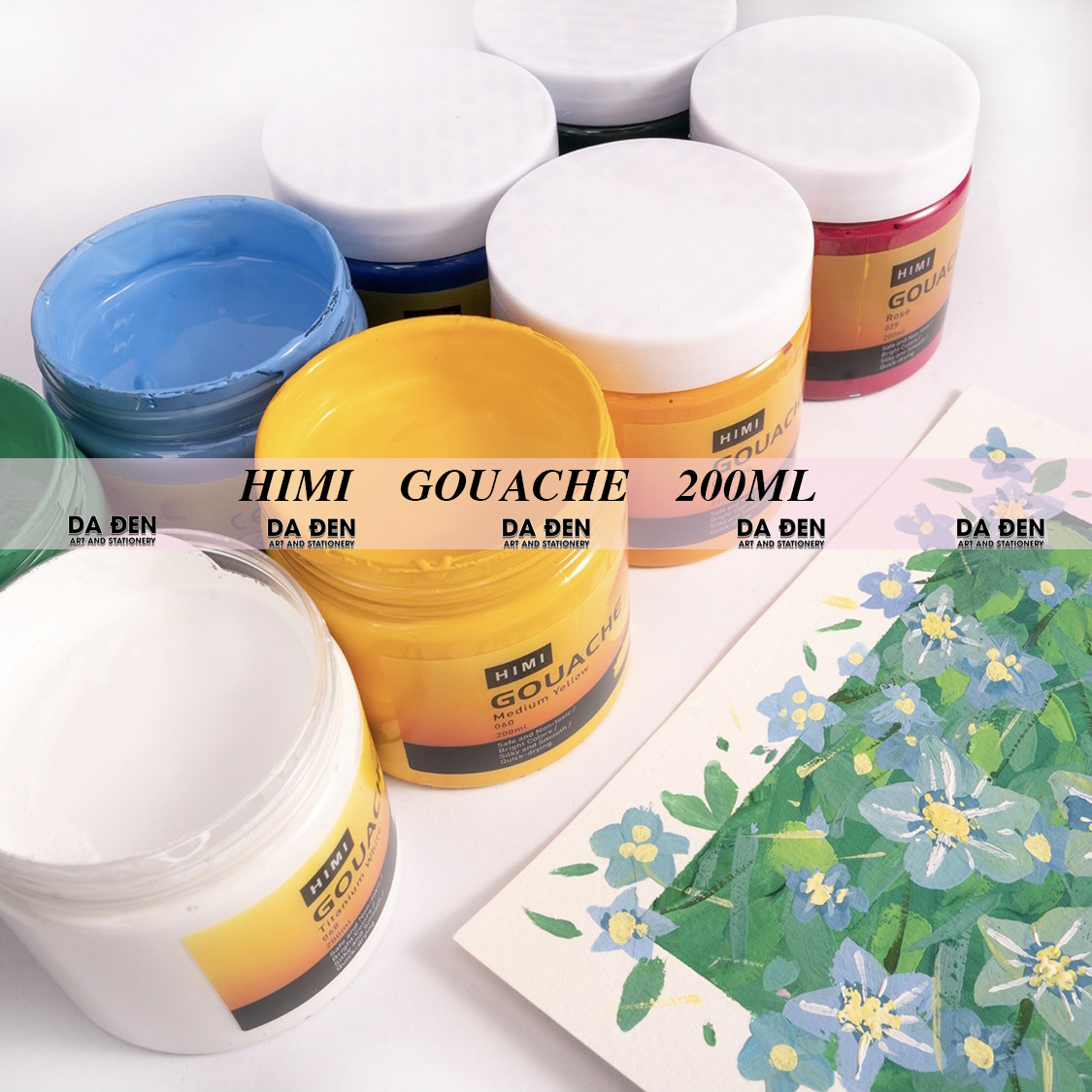 Phân biệt màu nước màu Gouache sơn Acrylic màu sơn dầu IVY ART #13 Phân biệt màu nước màu Gouache sơn Acrylic màu sơn dầu IVY ART