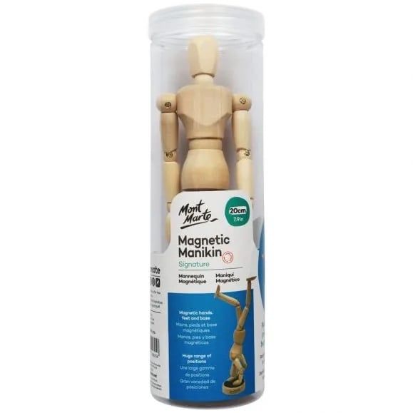 [DA ĐEN ] Hình Nhân Gỗ Tạo Dáng Mont Marte 20 | 30cm