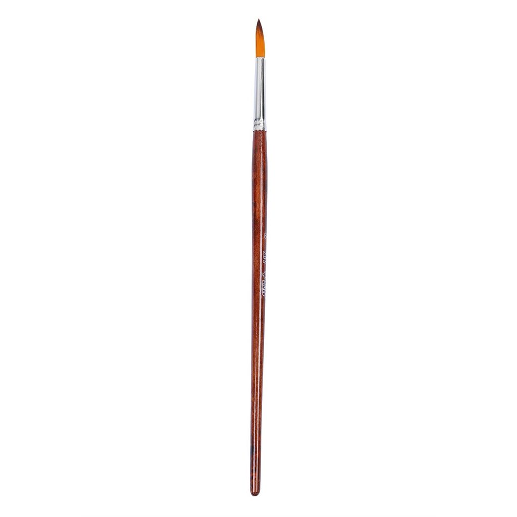 Cọ Vẽ Đầu Tròn Hand ZBS Thân Nâu