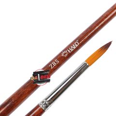 Cọ Vẽ Đầu Tròn Hand ZBS Thân Nâu