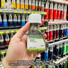 [DA ĐEN] Sansodor (Low Odour Solvent) - Dầu Thông Ít Mùi của Winsor & Newton