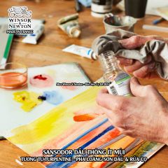 [DA ĐEN] Sansodor (Low Odour Solvent) - Dầu Thông Ít Mùi của Winsor & Newton