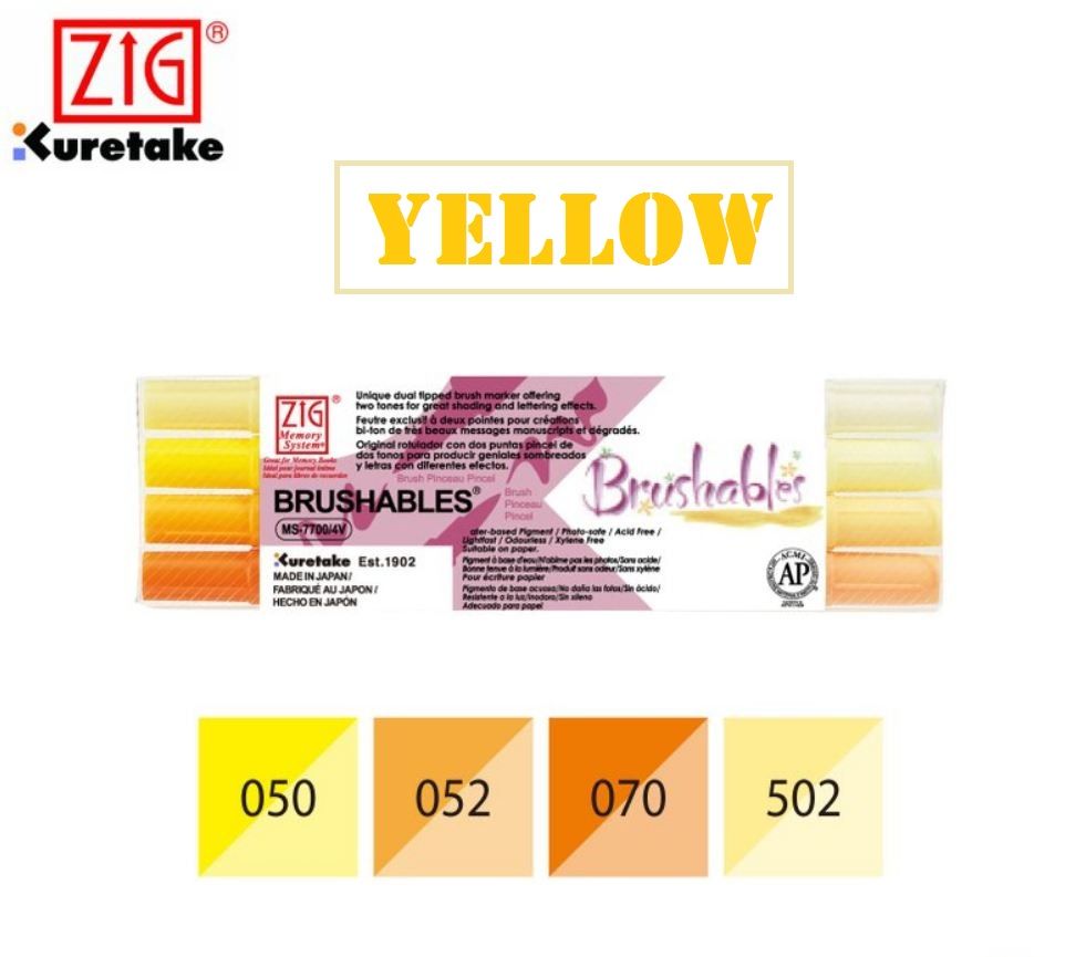 Bút Kuretake Zig Brushables 2 Đầu