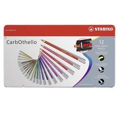 CHÌ MÀU ĐA NĂNG STABILO CARBOTHELLO 12 MÀU (HỘP THIẾC)