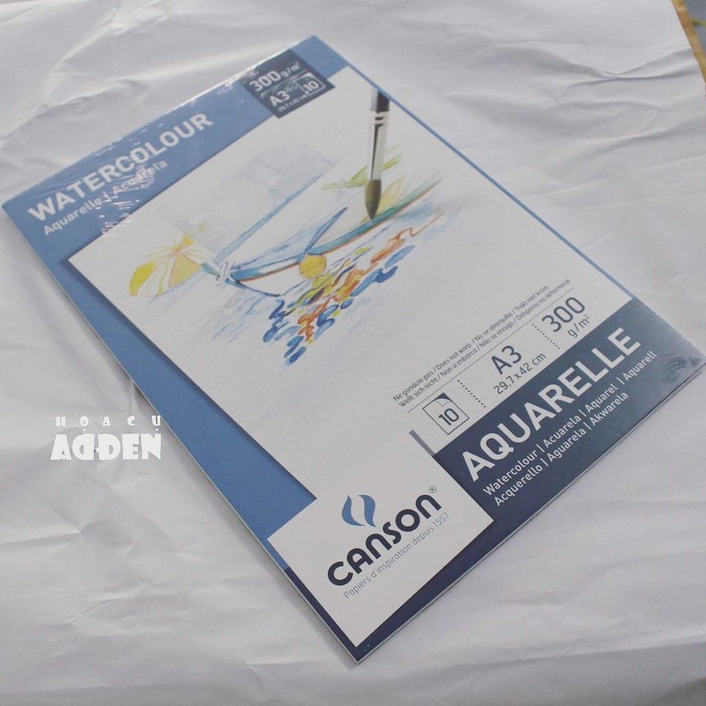 Sổ Canson A3 Aquarelle France 300gsm