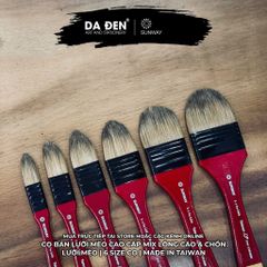 Cọ Bản Sunway Cao Cấp Lưỡi Mèo Mix Lông Cáo & Chồn S Fox Sable