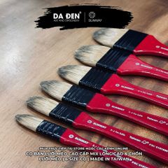 Cọ Bản Sunway Cao Cấp Lưỡi Mèo Mix Lông Cáo & Chồn S Fox Sable