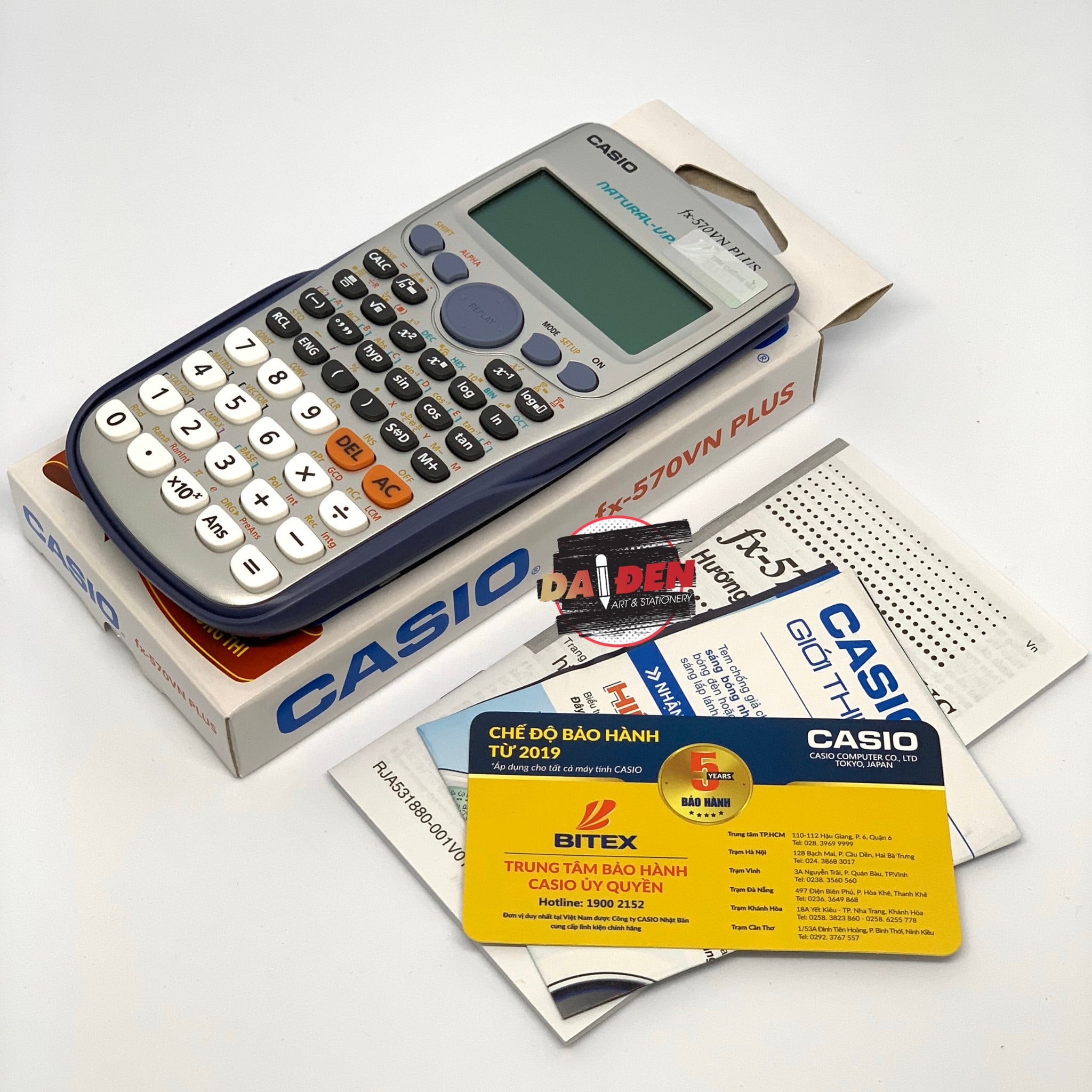 [CHÍNH HÃNG BẢO HÀNH NĂM] Máy Tính Casio 570VN Plus Mới Nhất 2020