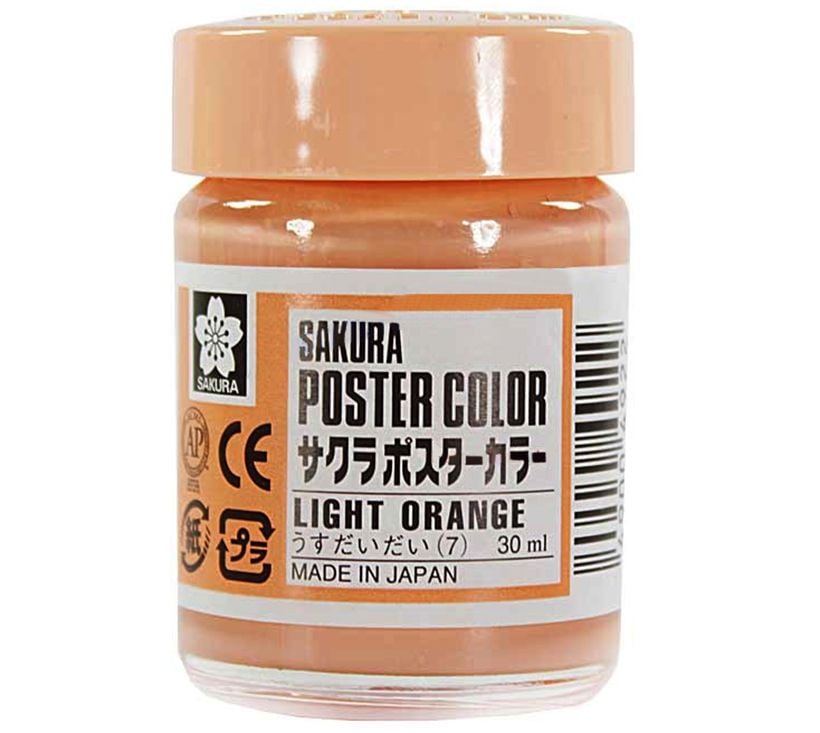 Màu Bột Poster Sakura Màu Lẻ Hủ 30ml Nhật Bản