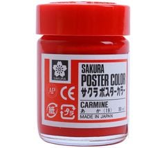 Màu Bột Poster Sakura Màu Lẻ Hủ 30ml Nhật Bản