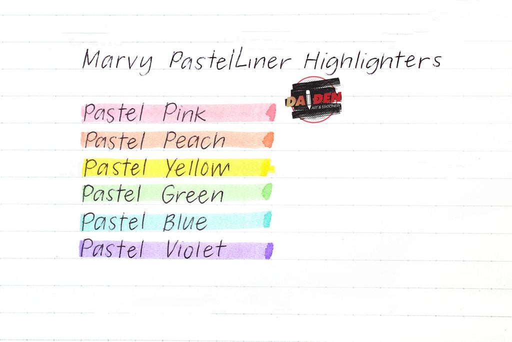 Bút Màu Highlight Marvy Pastel