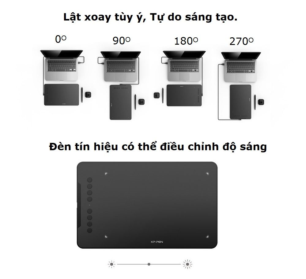 BẢNG VẼ ĐIỆN TỬ XP-PEN DECO 01 V2 ANDROID HỖ TRỢ CẢM ỨNG NGHIÊNG (KÈM GĂNG TAY HỌA SĨ VÀ MIẾNG FILM BẢO VỆ)