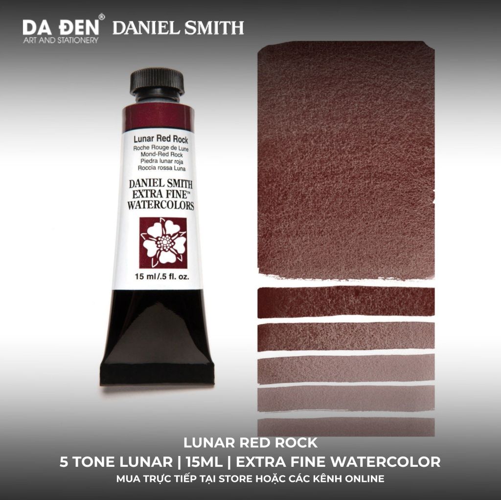 [DA ĐEN] 5 Tone Màu Lunar của Màu Nước Daniel Smith Tuýp 15ml