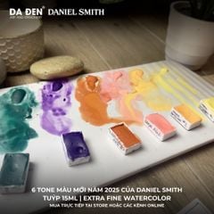[DA ĐEN] 6 Tone Màu Nước Mới Nhất Trong Năm 2025 của Daniel Smith - Tuýp 15ml