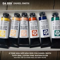[DA ĐEN] 6 Tone Màu Nước Mới Nhất Trong Năm 2025 của Daniel Smith - Tuýp 15ml