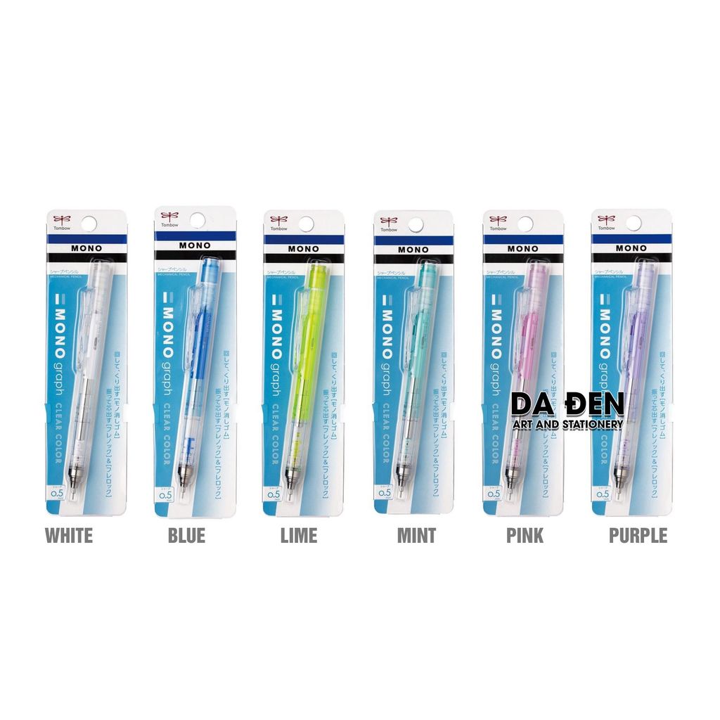 Chì Tombow Mono Graph Phiên Bản Mới 2021 Clear Color