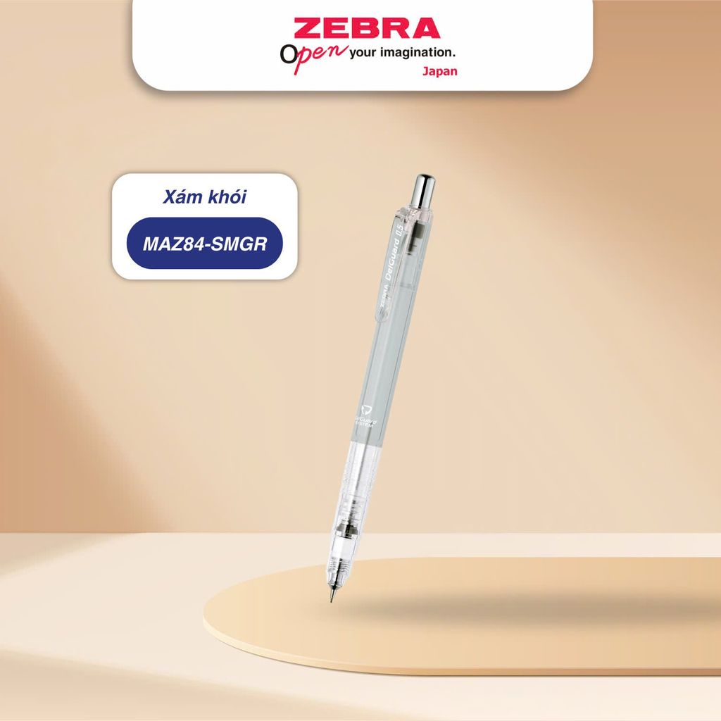 Chì Bấm Zebra DelGuard Light Phiên Bản Giới Hạn Màu Smoky 0.5mm (MAZ84)
