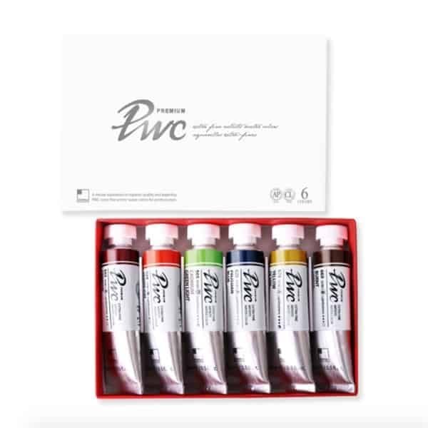 Màu Nước Shinhan Art PWC Artist Main Set B 6 Tube