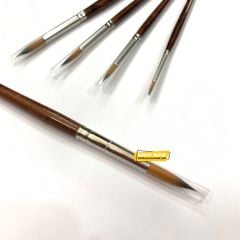Cọ Vẽ Đầu Tròn Hand ZBS Thân Nâu