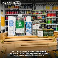 [DA ĐEN] Dung môi sơn dầu Holbein Strong Medium Gloss - 110ml