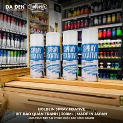 [DA ĐEN] Bình Xịt Bảo Vệ Tranh Holbein Spray Fixative 300ml