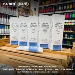 [DA ĐEN] Dung môi sơn dầu Holbein Strong Medium Gloss - 110ml