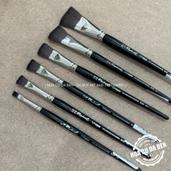 [DA ĐEN] Cọ Màu Nước Raphael Đầu Vuông 915 | Raphael Softaqua Flat Brush