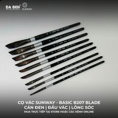 [DA ĐEN] Cọ Vác Sunway Basic B207 Blade Lông Sóc