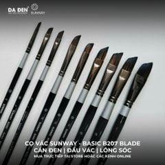 [DA ĐEN] Cọ Vác Sunway Basic B207 Blade Lông Sóc