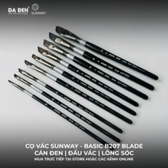 [DA ĐEN] Cọ Vác Sunway Basic B207 Blade Lông Sóc
