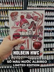 [ Limited ] Sổ Vẽ Màu Nước Holbein x Higuchi Yuko | Sổ Albireo