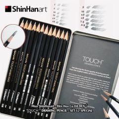 [DA ĐEN] Set 12 Bút Chì Phác Thảo Cao Cấp của Touch Shinhan