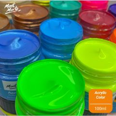 Màu Hủ Acrylic 100ml Mont Marte (Fluoro | Metallic)