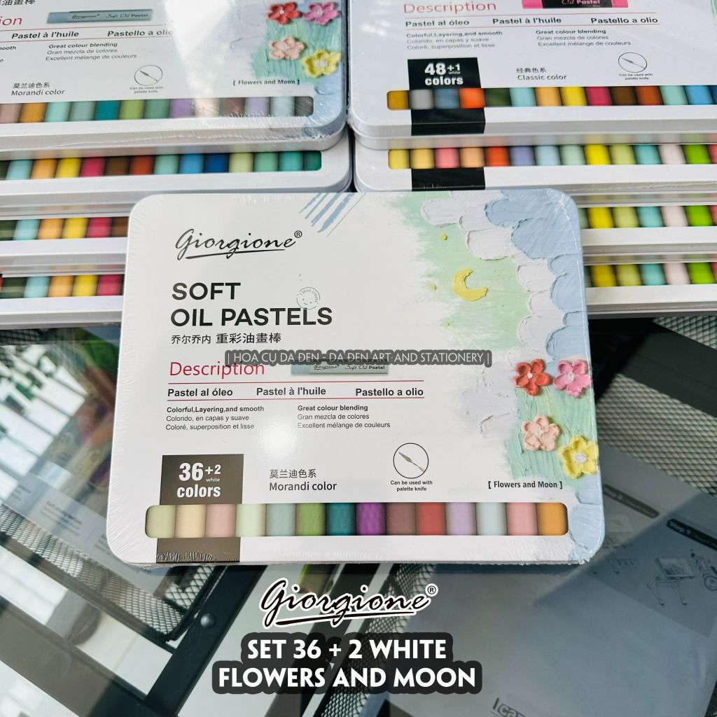 [DA ĐEN] Sáp Dầu Soft Oil Pastels của Giorgione tại Hoạ Cụ DA ĐEN