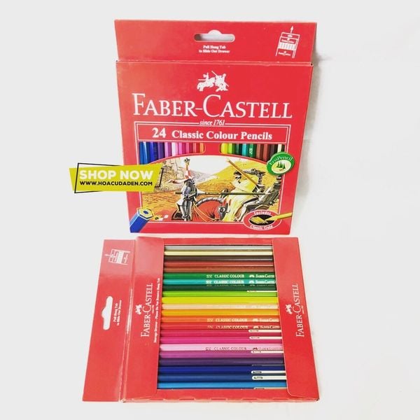 Chì màu khô CLASSIC KNIGHT FABER-CASTELL 24 màu