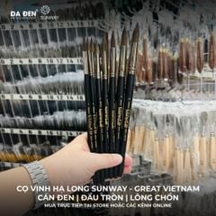 [DA ĐEN] Cọ Tròn Vịnh Hạ Long Sunway - Great Vietnam Lông Chồn