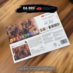 Bộ 18 Màu Nước Tuýp x 10ml hãng White Nights - Phiên Bản Họa Sĩ Lương Bình Sellection