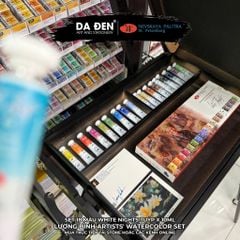 [DA ĐEN] Set 18 Màu Nước Tuýp x 10ml hãng White Nights - Phiên Bản Họa Sĩ Lương Bình Sellection