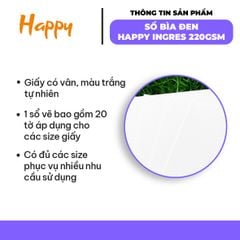 Sổ Sketchbook Màu Nước 220gsm Bìa Đen