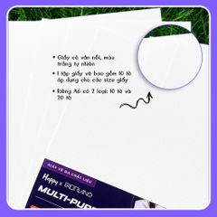 Giấy Vẽ Happy Multi Purpose Paper 200gsm (Mới)