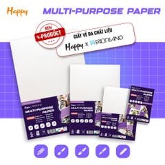 Giấy Vẽ Happy Multi Purpose Paper 200gsm (Mới)