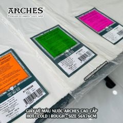 [DA ĐEN] Giấy Vẽ Arches Artist 300gsm (1 Tờ) 56x76cm