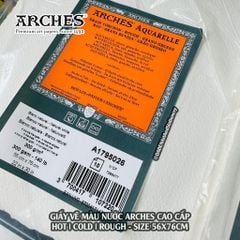 [DA ĐEN] Giấy Vẽ Arches Artist 300gsm (1 Tờ) 56x76cm