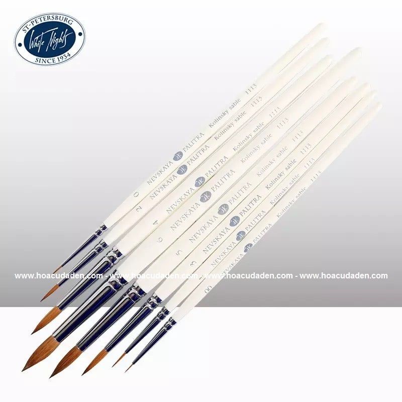 Cọ Tỉa Nail Lông Chồn Nevskaya White Nights (Nga)