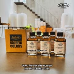 [DA ĐEN] Holbein - Dung Môi Sơn Dầu, Làm Nhanh Khô Sơn Dầu Siccatif Courtrai 55ml