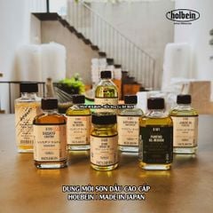 [DA ĐEN] Holbein - Dung Môi Sơn Dầu, Dầu Lanh Tinh Khiết Linseed Oil Purified