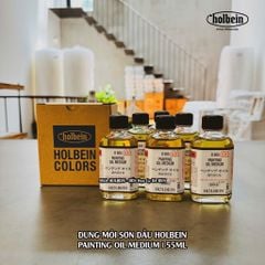 [DA ĐEN] Holbein - Dung Môi Sơn Dầu, Painting Oil Medium 55ml